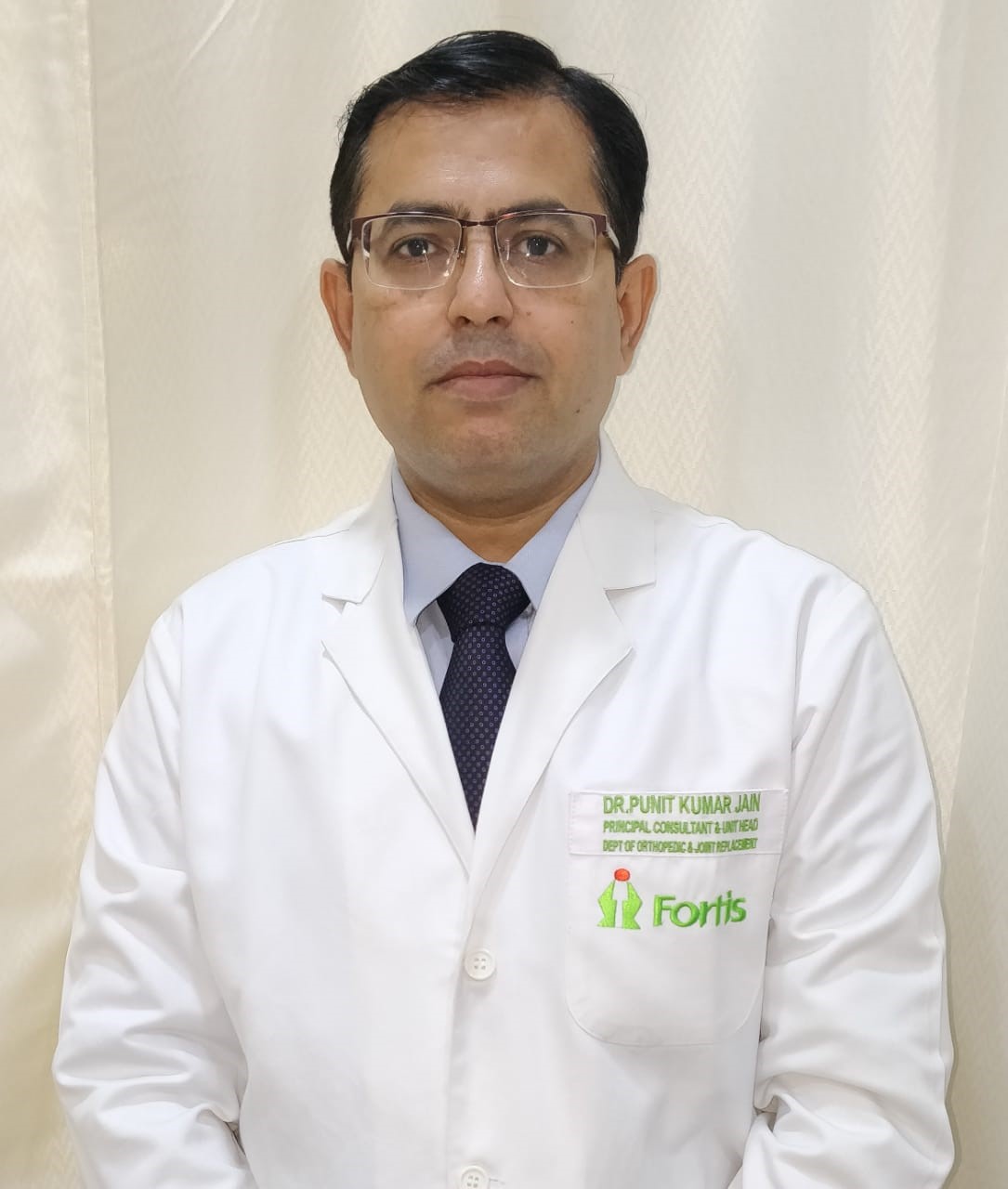 Dr. Punit Kumar Jain Orthopaedics Fortis Hospital, Shalimar Bagh